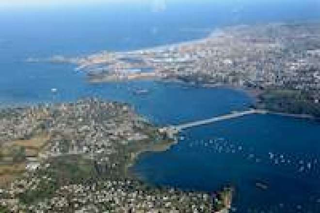 Saint Malo aus der Luft