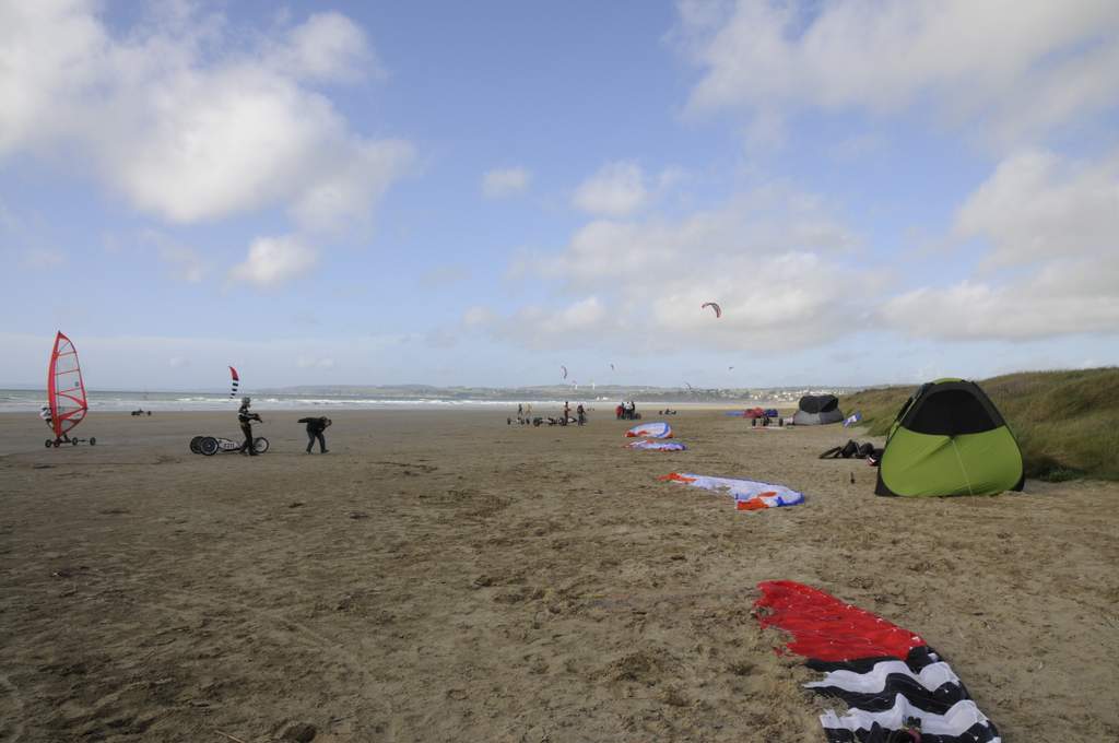 Meisterschaft im Strand-Kite